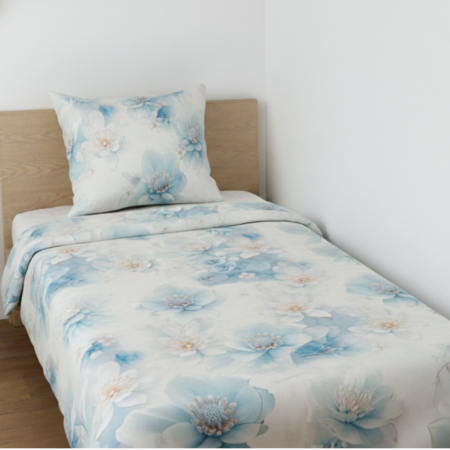 Спален комплект ранфорс  Синя - Хармония 3Д