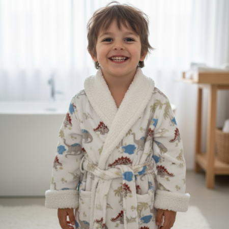 Детски халат Дино
