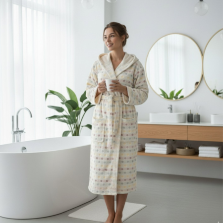 Цветен халат за баня Дамски - Сахара