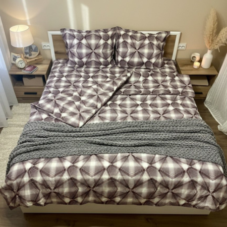 Олекотен спален  комплект Геометрия