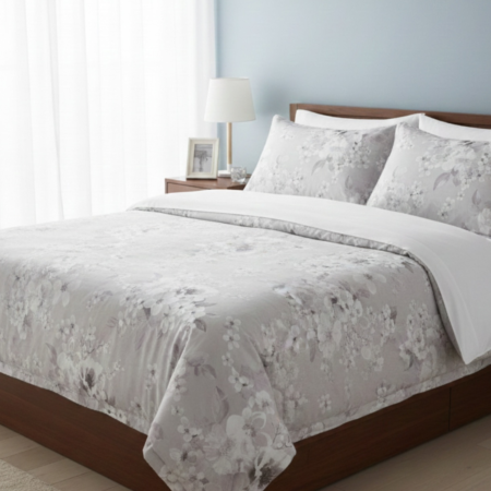 Спален комплект ранфорс Лилава Магия 3Д