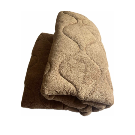 Олекотена завивка Шепър (плюшена) кафяв