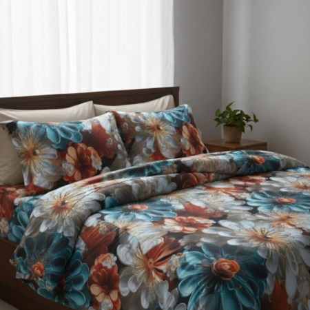 Спален комплект ранфорс - Арт Флора 5Д