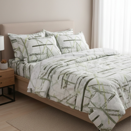 Спален комплект от ранфорс - Линии