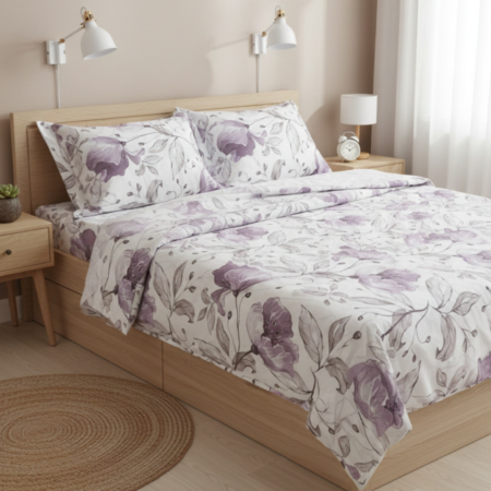 Спален комплект от ранфорс - Акварел