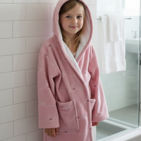 Детски халат Love