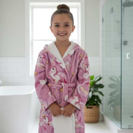 Детски халат Розови Еднорози