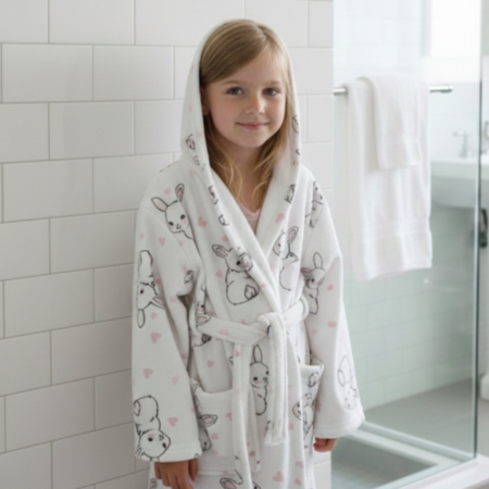 Детски халат Зайчета