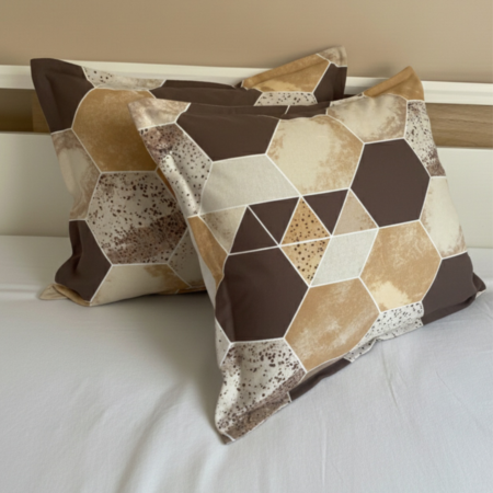 Калъфки за възглавници - Ранфорс Пчелна Пита