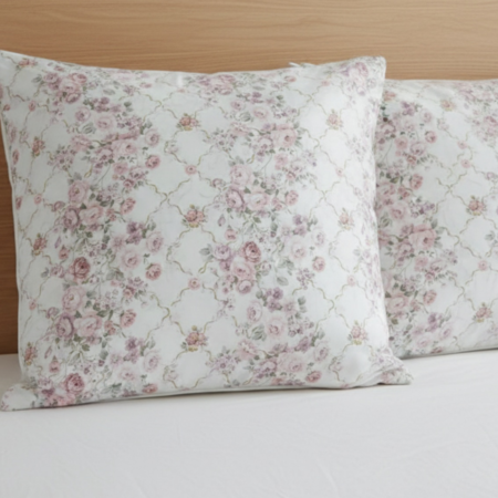 Калъфки за възглавници - Ранфорс Розова Градина