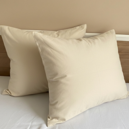 Калъфки за възглавници - Ранфорс Екрю