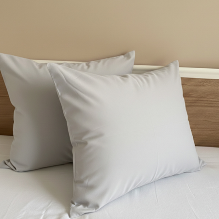 Калъфки за възглавници - Ранфорс Светло Сив